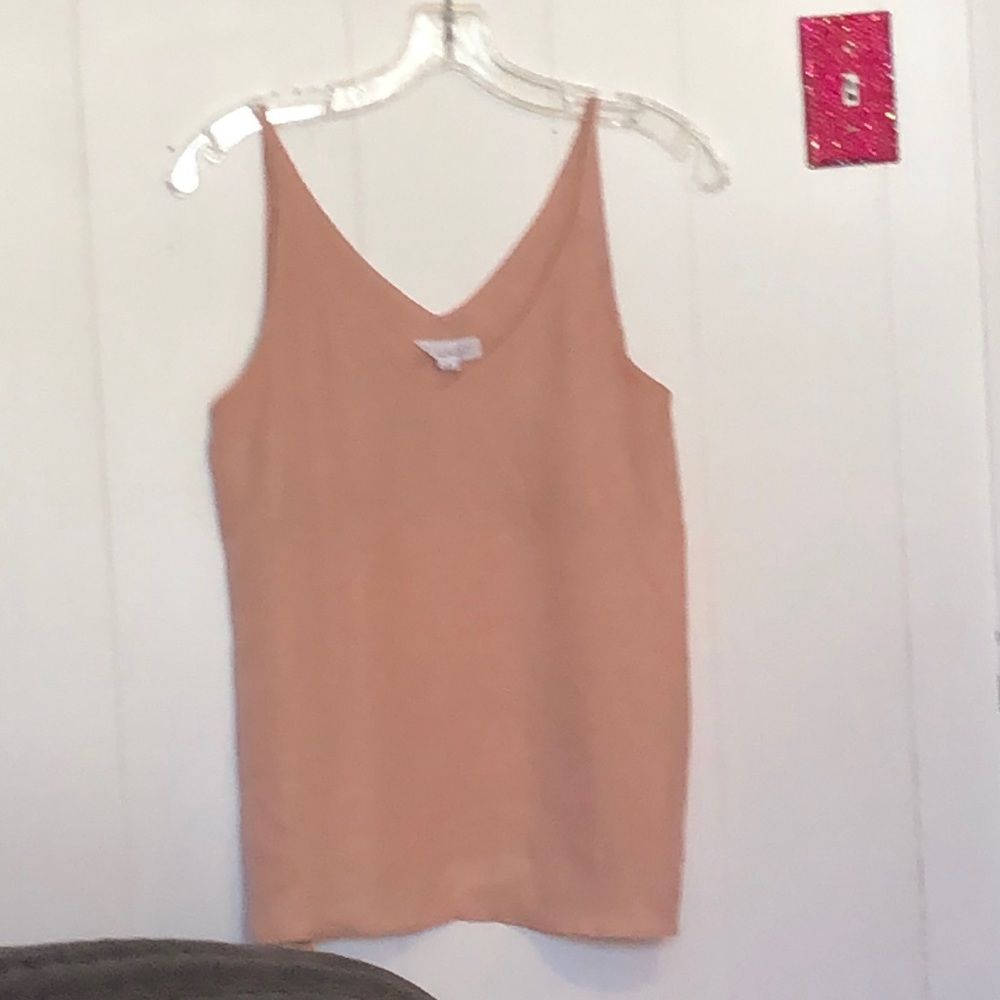 Sheer blush pink shirt